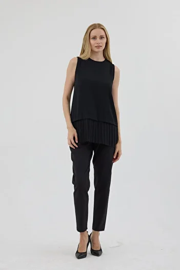 Moodbasic Black Modbasic Pleated Skirt Underwear