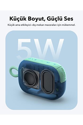 Anker Soundcore Select 4 Go Kablosuz Bluetooth Hoparlör - Mavi - A31x1