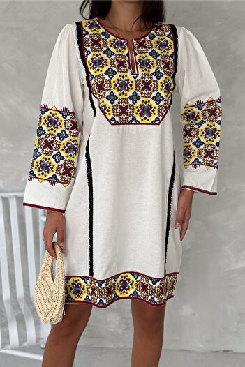 FEMELLE Women Embroidered Embroidered Dress