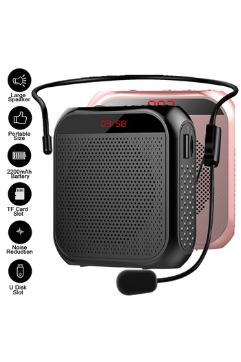 Choice Portable audio amplifier megaphone mini sound speaker with microphone rechargeable lightweight loud...