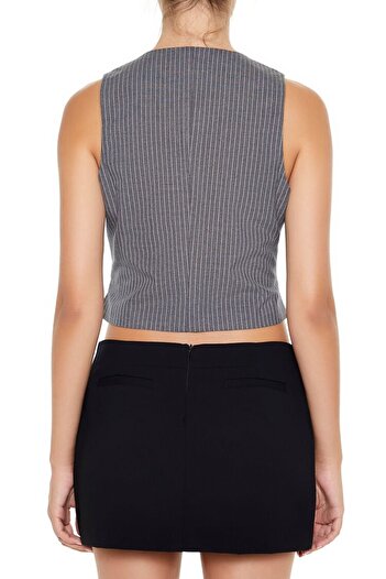 Forever 21 Çizgili Yelek