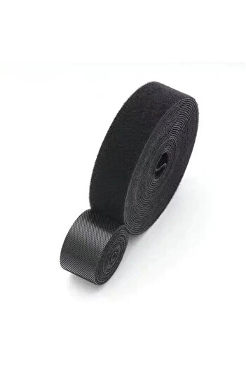 Choice Black 1m 5M Hook and Loop Fastener Cable Organizer Cable Ties Wire Winder Keeper USB Cables Manageme