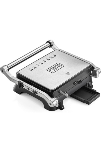 Black&Decker 1400W Contact Grill with Full Flat Grill CG1400-B5