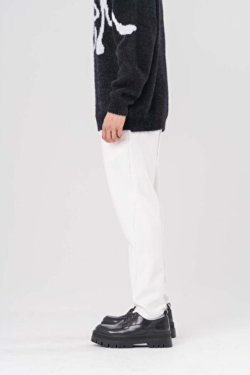 go gang own Mad Waist Elastic Rotating Overlock Leg Trousers