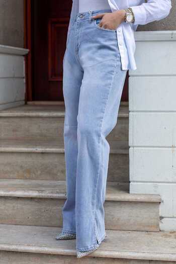 EBRUTESETTÜR Jeans with Slit Detail