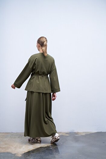 QANU Green Maria Cardigan