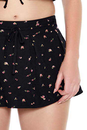 Forever 21 Çiçek Desenli Şort Etek
