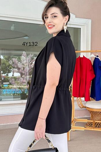 İnce Topuk Double Short Sleeve Jacket - 4Y132