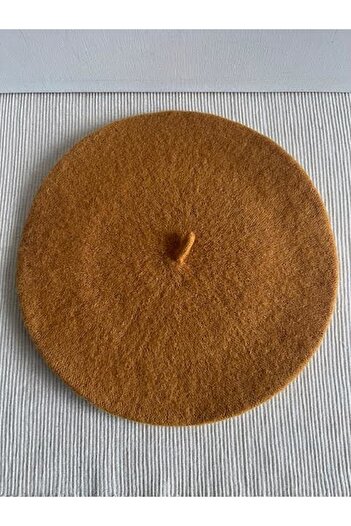 CosmoOutlet French Model Mustard Color Imported Painter Beret