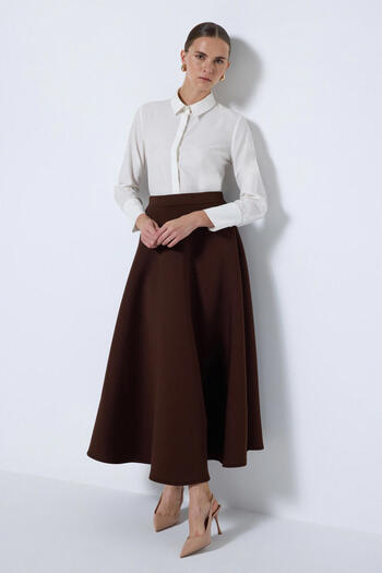 Touché Privé Puf Scuba Evaze Skirt