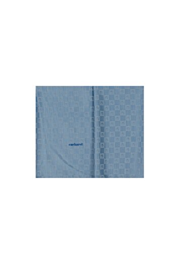 Cacharel 926 Silk Cotton Jacquard Shawl with Logo 8936983