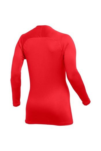 Nike Γυναικείο μπλουζάκι Park First Layer με κόκκινο λαιμόκοψη