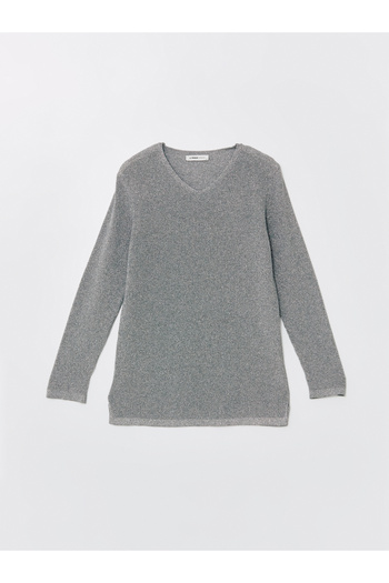 LC Waikiki V-Neck Women's Knitwear Sweater