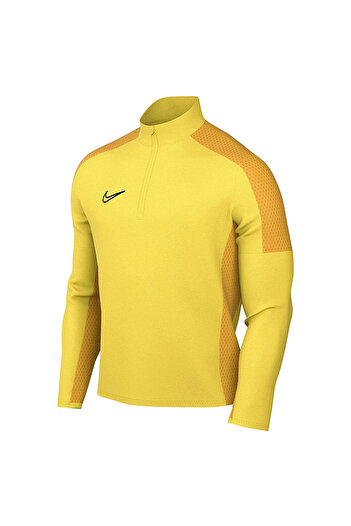 Nike Ανδρικό μακρυμάνικο μπλουζάκι Dri Fit Academy με κίτρινο γιακά