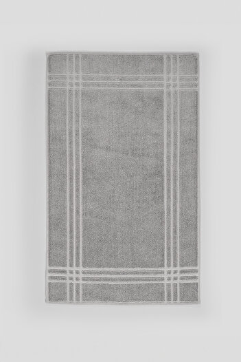 Doqu Home Gray Ivory Foot Towel - 50X80
