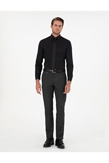 Pierre Cardin Antrasit Slim Fit Kumaş Pantolon 50317628-VR006