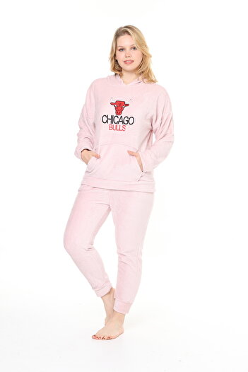 mervemoda SİYAH WELSOFT KUMAŞ EŞOFMAN TAKIM