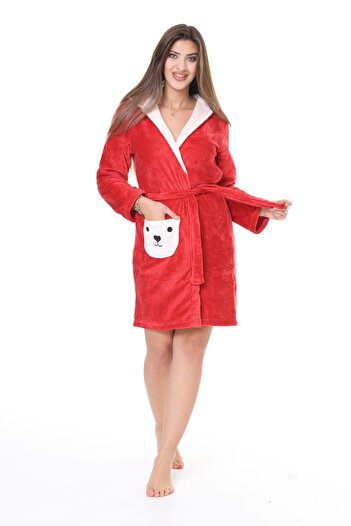 mervemoda Women's Ultrasoft Dressing Gown - Comfortable and Stylish