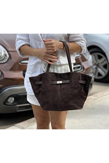 Çanta Trend New Season Suede - Nubuck Shoulder Bag