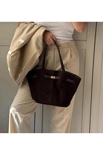 Çanta Trend New Season Suede - Nubuck Shoulder Bag