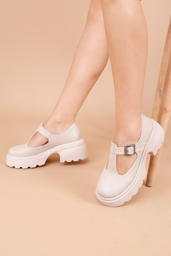 Getcho Junota Women's Beige Babet Shoes