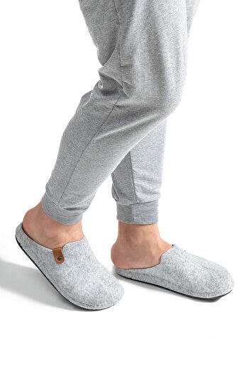 Twigy Men's Gray House Slippers - Mati 41/45
