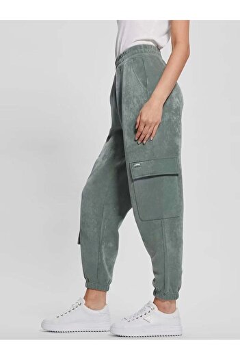 Guess Euphemia Cargo Pants Women Green Sweatpants V3Yb05Kbc00-A803