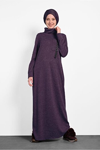 Alvina Knitting Dress with Ankle 40397