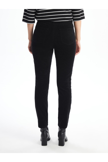 LC Waikiki Dar Fit Kadife Kadın Pantolon