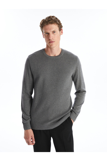 LC Waikiki Crew Neck Long Sleeve Men's Knitwear Sweater