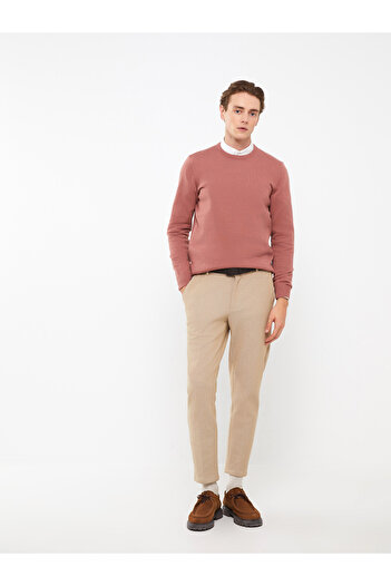 LC Waikiki Crew Neck Long Sleeve Men's Knitwear Sweater