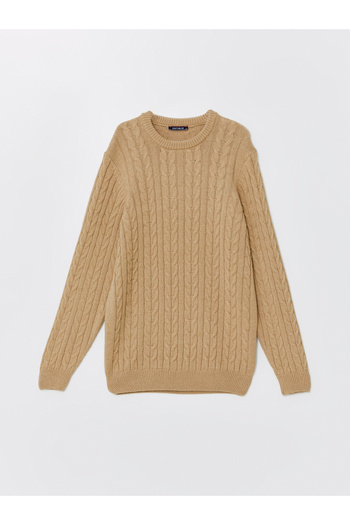 LC Waikiki Crew Neck Long Sleeve Men's Knitwear Sweater - W4Dq41Z8