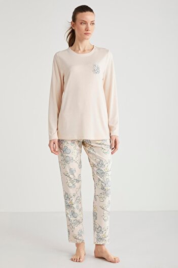 Catherine's Floral Patterned Pajama Set