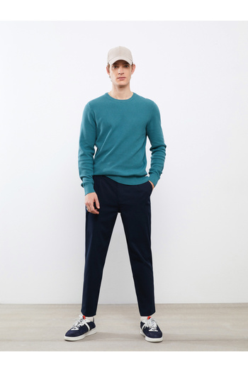 LC Waikiki Crew Neck Long Sleeve Men's Knitwear Sweater