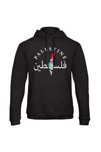 Pink Sky Φούτερ με στάμπα Palestine Unisex Oversize