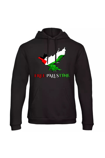 Pink Sky Φούτερ με στάμπα Palestine Unisex Oversize
