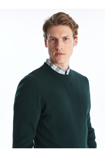 LC Waikiki Crew Neck Long Sleeve Men's Knitwear Sweater