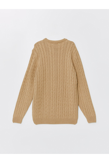 LC Waikiki Crew Neck Long Sleeve Men's Knitwear Sweater - W4Dq41Z8