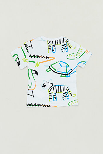 Fulla Moda Boy - Crew Neck and Printed T-Shirt
