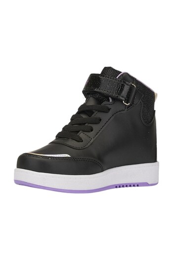 Nstil Girl's Sneakers - Elastic Laces, Velcro High Top, Comfortable Lightweight, Basketball Sports Shoes 3260