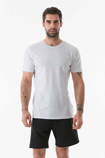 Fulla Moda Crew Neck Basic T-Shirt