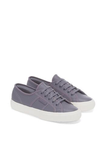 Superga 2750 Tumbled Leather Unisex Gri Sneaker