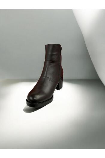 Pierre Cardin 54065 Hakiki Deri Kadın Koyu Kahve Bot