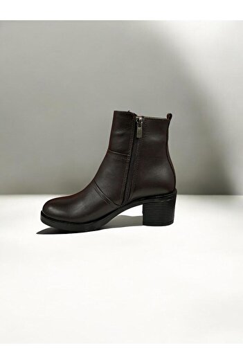 Pierre Cardin 54065 Hakiki Deri Kadın Koyu Kahve Bot