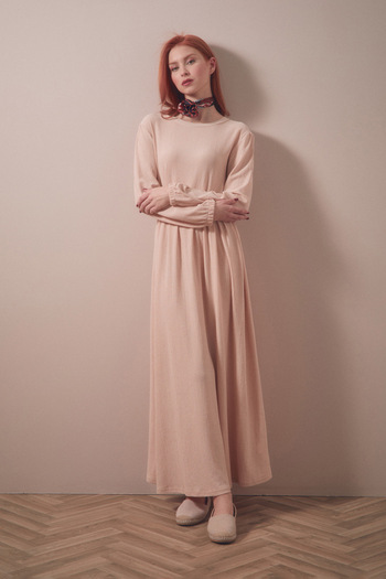 Fulla Moda Φόρεμα με ζώνη Fullamodest Wrinkled Fabric