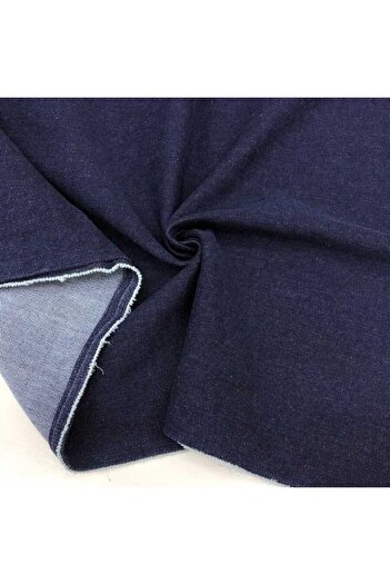 AKTEZ-EL Σκούρο Μπλε Lycra Stretch Denim Ύφασμα 1,5 μέτρα Μονοκόμματο 150 Πλάτος Ύφασμα