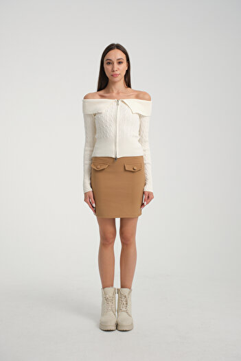 jöns since 1997 Women's Flap Pocket Mini Skirt