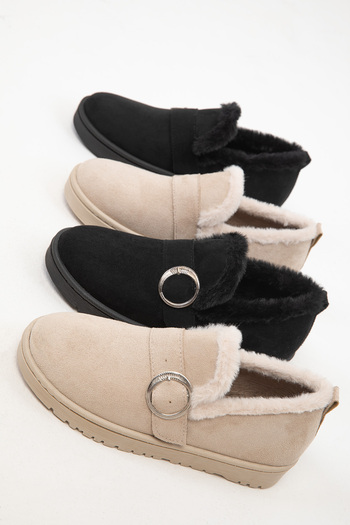 SOHO Suede Γυναικείες Μπότες - Χρώμα δέρματος, Μοντέλο 19854