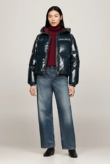 Tommy Hilfiger New York down Gloss Jkt - mikina s kapucí