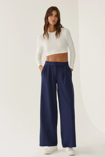 Hiccup High Waist Wide Leg Pants
